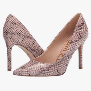 Sam Edelman Hazel Pointed Toe Pump in Pale Pink Size 8.5
